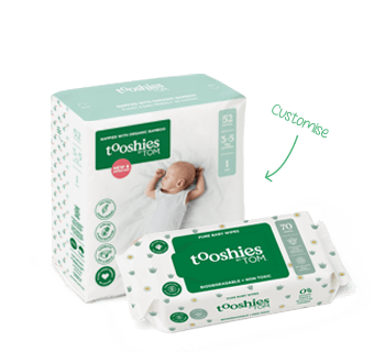 Tooshies Eco-friendly baby wipes